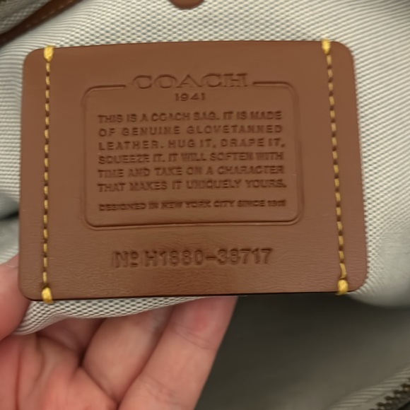 Rare exotic Coach bag - Mason carryall satchel with snakeskin detailing - Picture 11 of 16